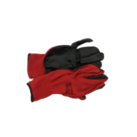 Rukavica  guma+platno crveno-crna M2191