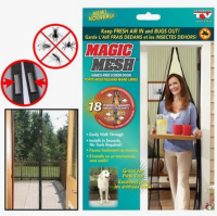 Mreža komarce čičak+magnet 110x230