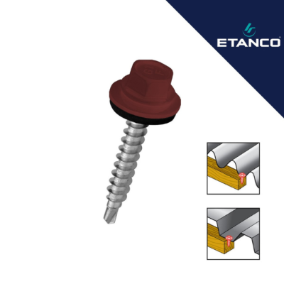 Samour.vijak 4.8x50 crveni ETANCO