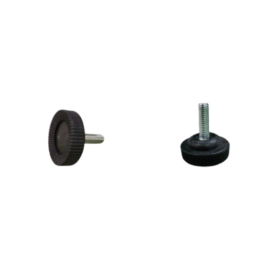 Nogica metalna fi6 M1142 crna M1864