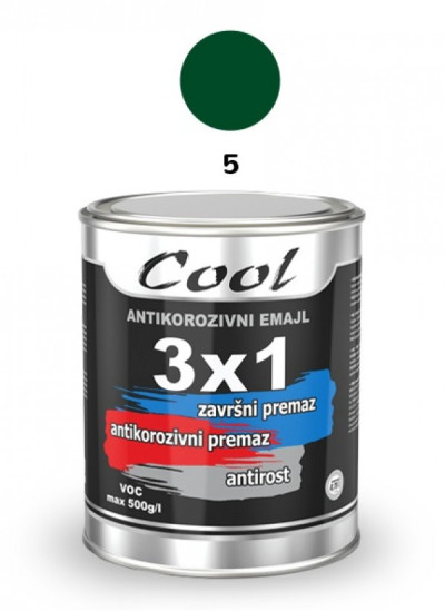 Ind emajl lak zeleni 0,75